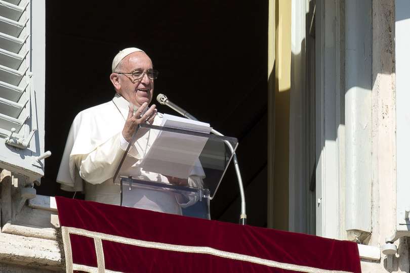 Le parole del Papa alla recita dell’Angelus