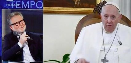 Intervista a papa Francesco nel programma televisivo ” Che tempo che fa”